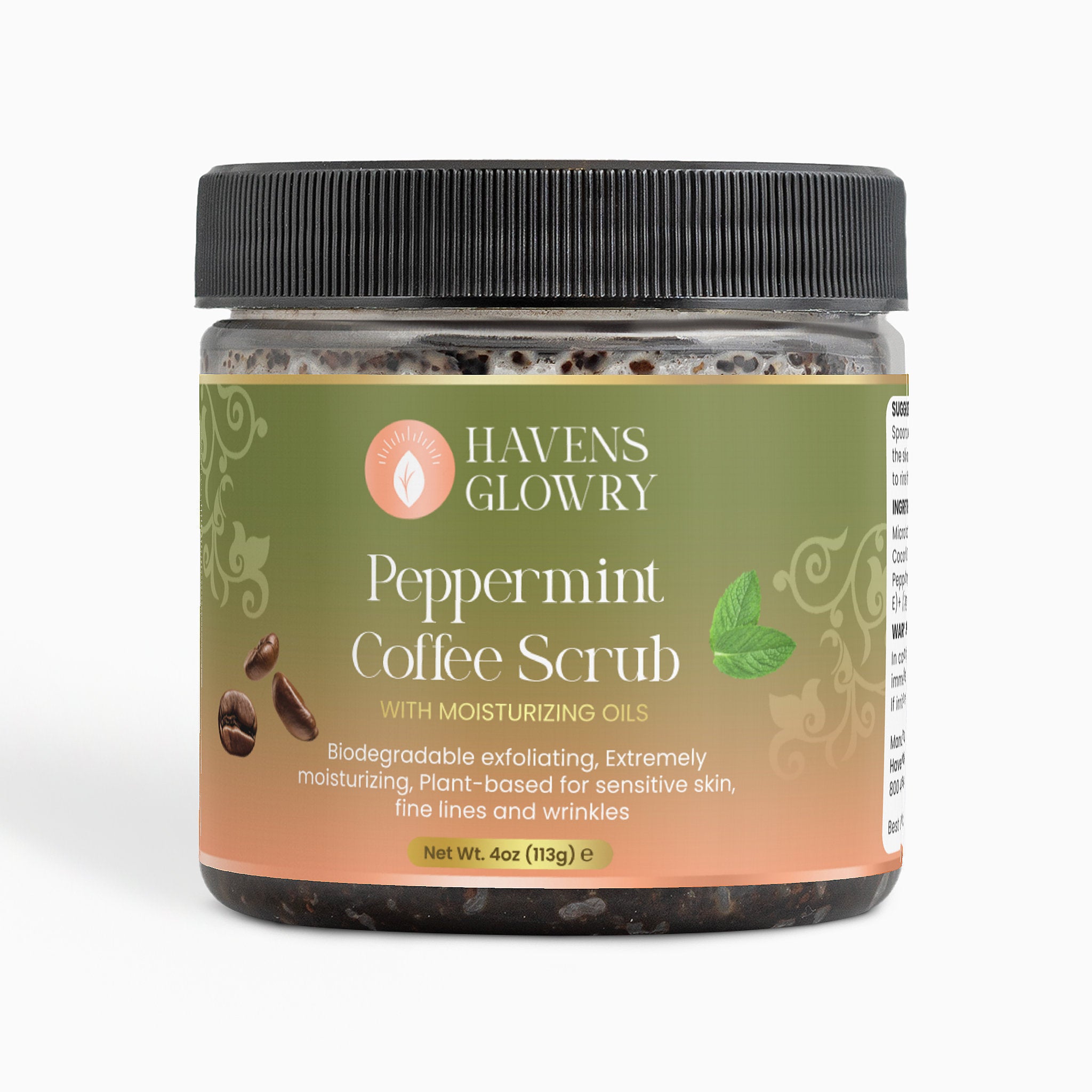 Peppermint Coffee Scrub