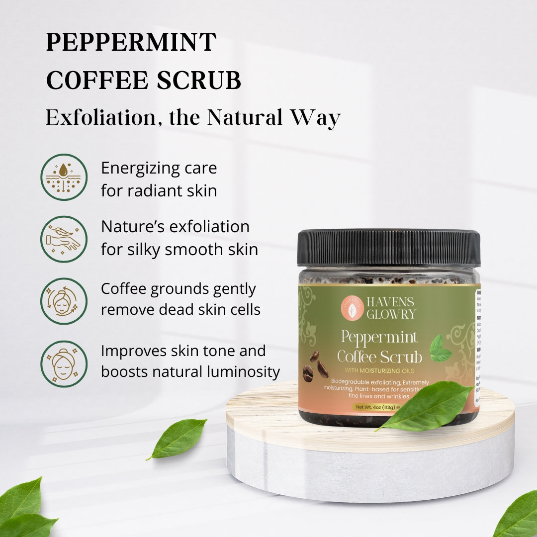 Peppermint Coffee Scrub